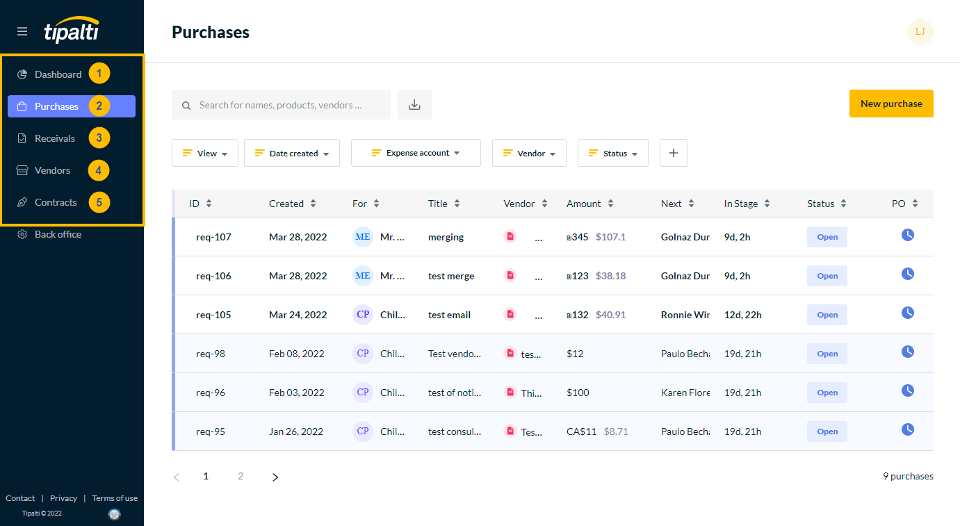 Approve platform overview