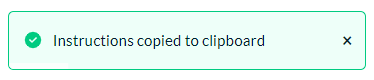 Instructions copied to clipboard