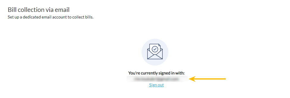 Sign in email account confirmation