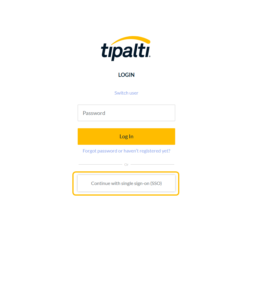 Tipalti SSO