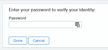 Intacct - Enter password