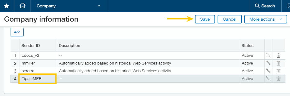 Intacct - Company Information